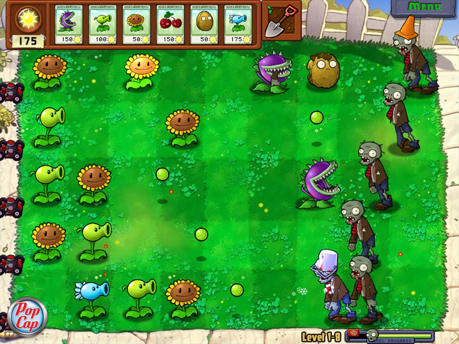 Скриншот из игры Plants vs. Zombies под номером 1