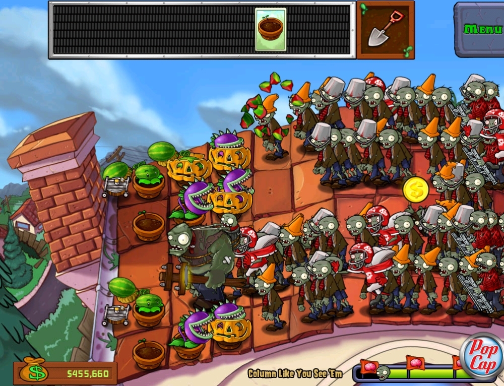 Скриншот из игры Plants vs. Zombies под номером 18