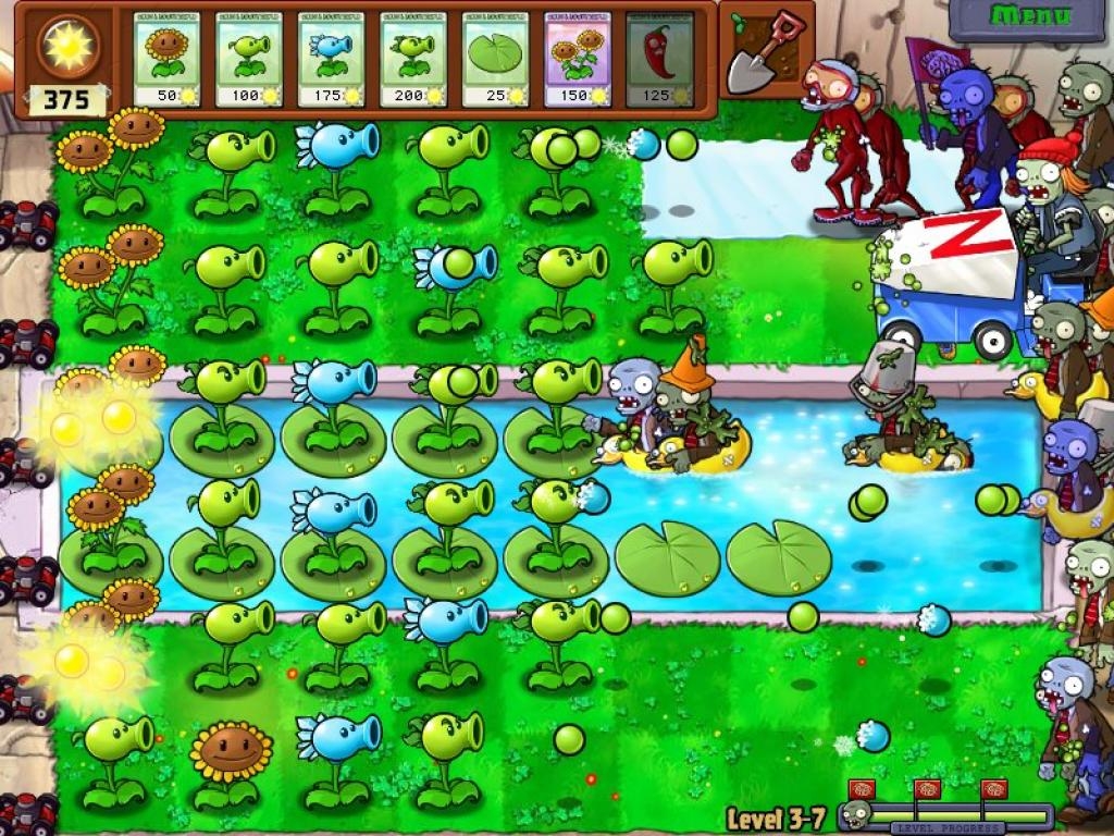 Скриншот из игры Plants vs. Zombies под номером 4