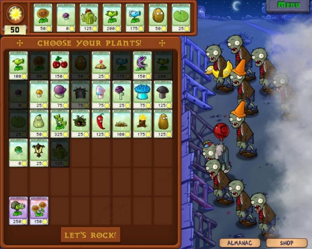 Скриншот из игры Plants vs. Zombies под номером 9