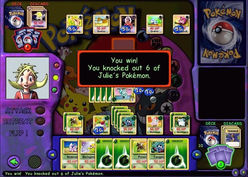 Скриншот из игры Pokemon Trading Card Game 2 под номером 1