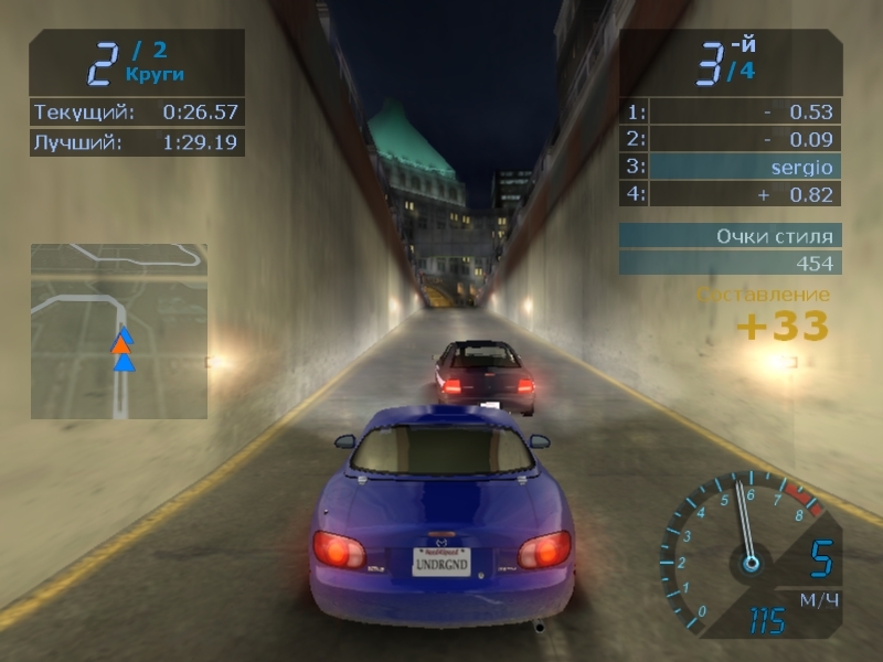 Скриншот из игры Need for Speed: Underground под номером 104