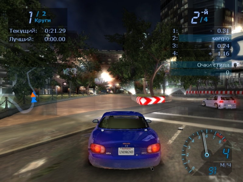 Скриншот из игры Need for Speed: Underground под номером 107
