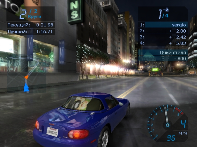 Скриншот из игры Need for Speed: Underground под номером 110