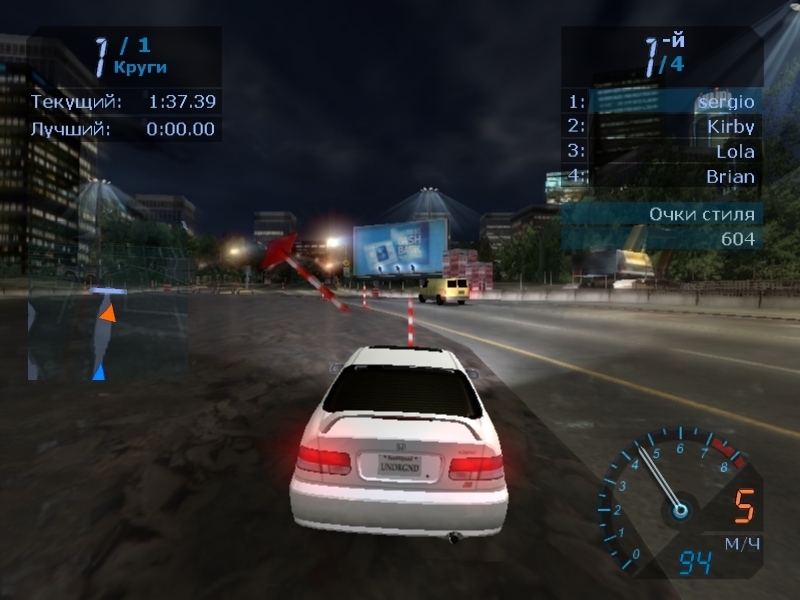 Скриншот из игры Need for Speed: Underground под номером 12