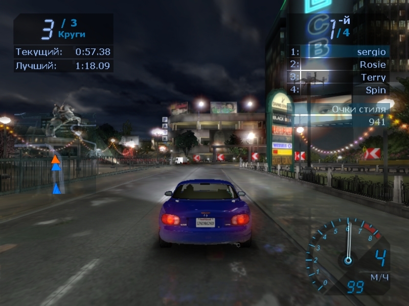 Скриншот из игры Need for Speed: Underground под номером 17