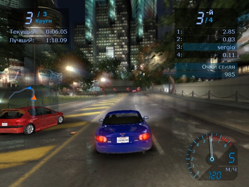 Скриншот из игры Need for Speed: Underground под номером 19