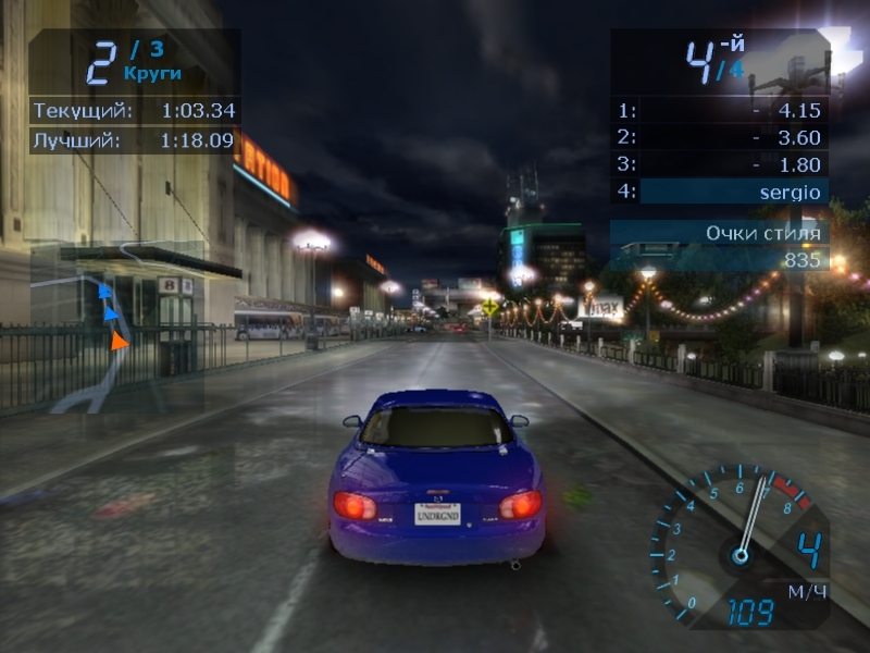 Скриншот из игры Need for Speed: Underground под номером 20