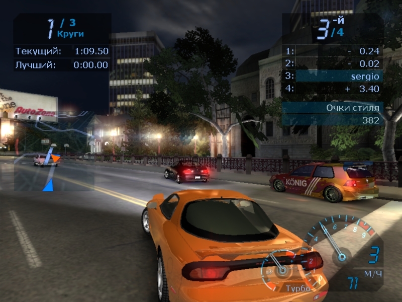 Скриншот из игры Need for Speed: Underground под номером 62