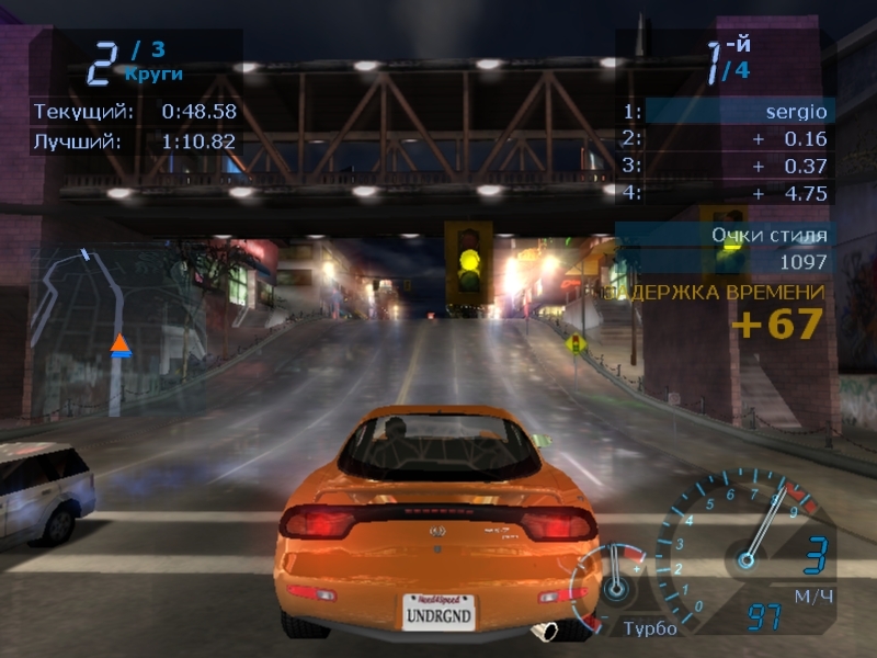 Скриншот из игры Need for Speed: Underground под номером 64