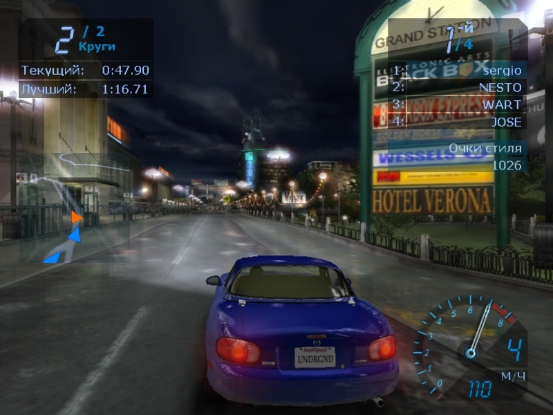 Скриншот из игры Need for Speed: Underground под номером 80