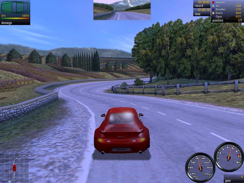 Скриншот из игры Need For Speed: Porsche Unleashed под номером 8
