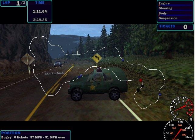 Скриншот из игры Need for Speed: High Stakes под номером 2