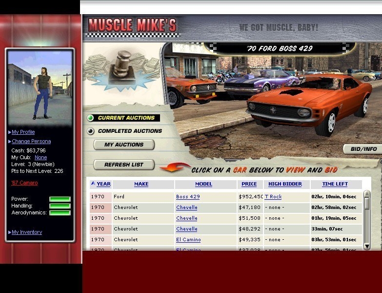 Скриншот из игры Need for Speed: Motor City Online под номером 7