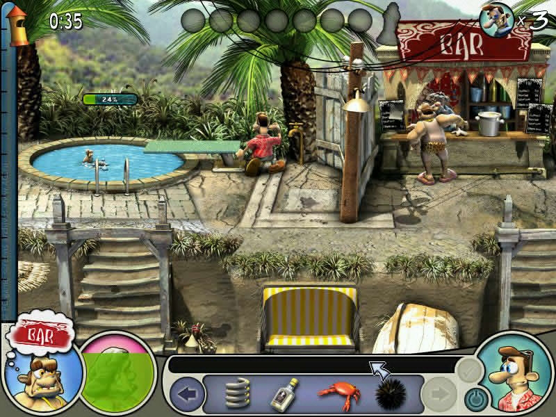 Скриншот из игры Neighbours from Hell 2: On Vacation под номером 3