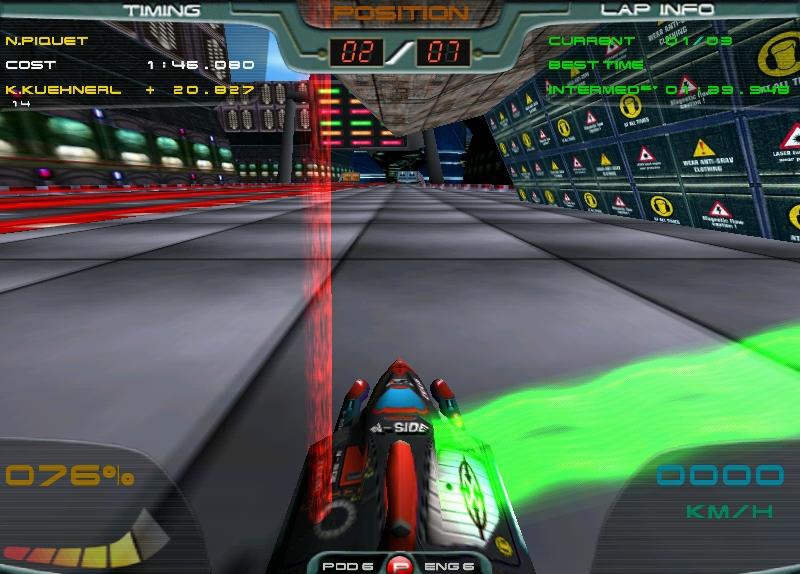 Скриншот из игры Nelson Piquet
