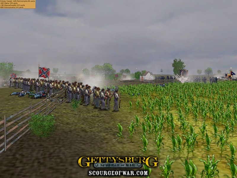 Скриншот из игры Scourge of War: Gettysburg под номером 79