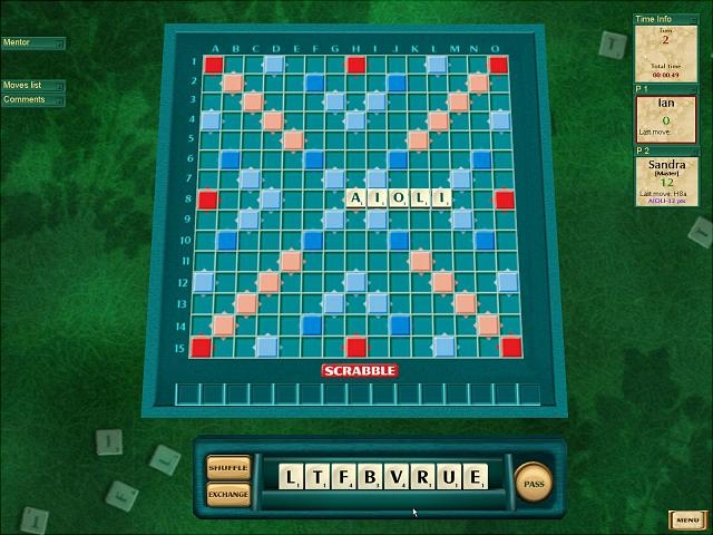 Скриншот из игры Scrabble Interactive 2005 Edition под номером 10