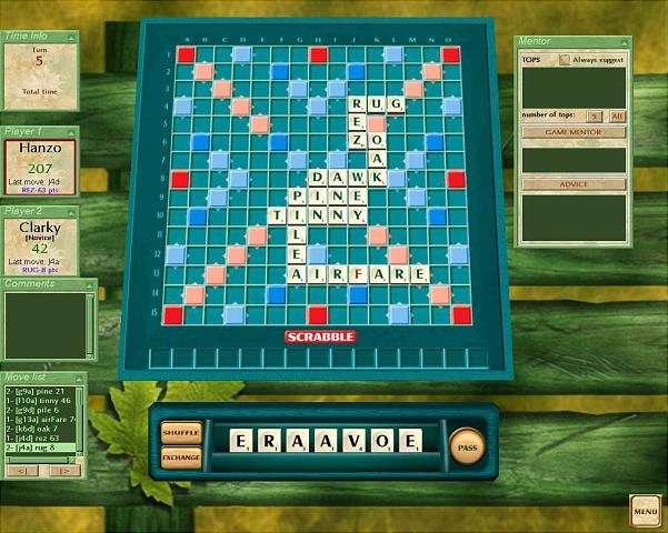 Скриншот из игры Scrabble Interactive 2005 Edition под номером 14