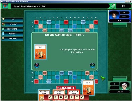 Скриншот из игры Scrabble Interactive 2005 Edition под номером 17