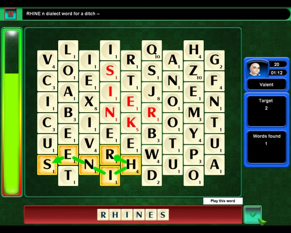Скриншот из игры Scrabble Interactive 2005 Edition под номером 20