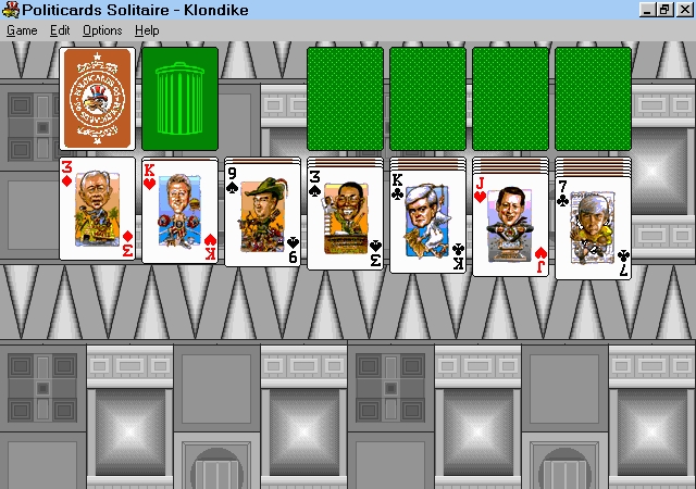 Скриншот из игры Politicards Solitaire под номером 1