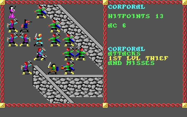 Скриншот из игры Pool of Radiance под номером 1