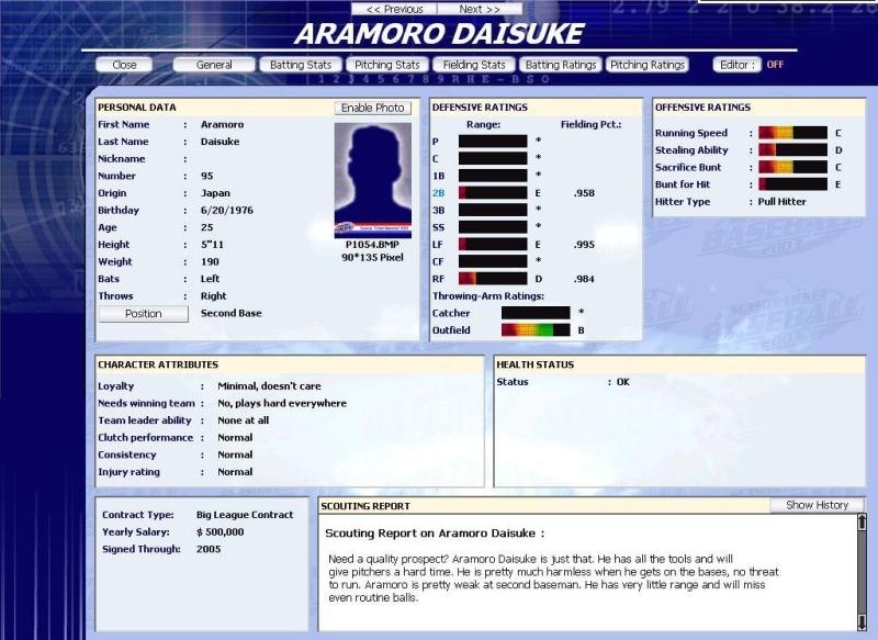 Скриншот из игры Season Ticket Baseball 2003 под номером 8
