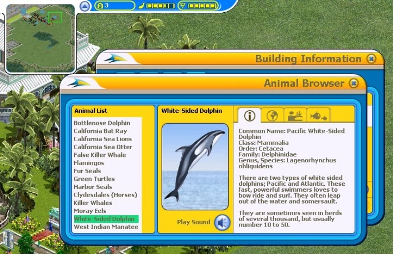 Скриншот из игры SeaWorld Adventure Parks Tycoon под номером 1