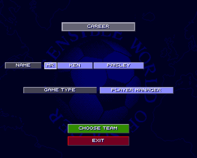 Скриншот из игры Sensible World of Soccer 96/97 под номером 2