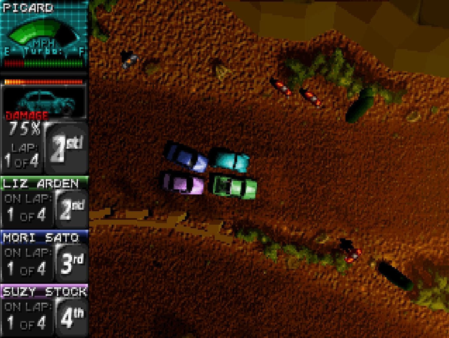 Скриншот из игры Death Rally под номером 13