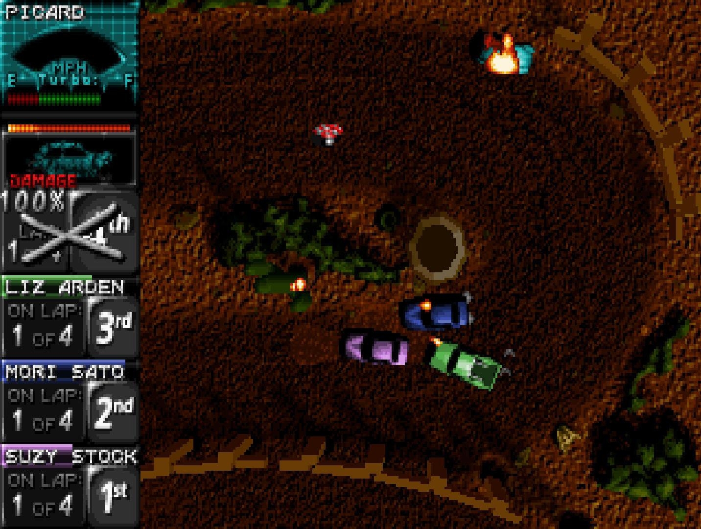 Скриншот из игры Death Rally под номером 14
