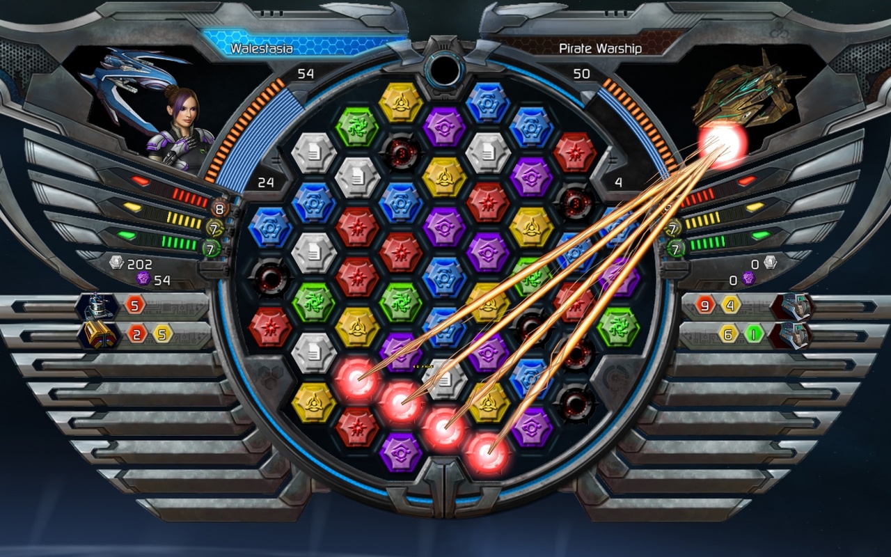 Скриншот из игры Puzzle Quest: Galactrix под номером 14