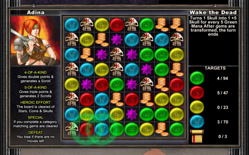 Скриншот из игры Puzzle Quest: Challenge of the Warlords под номером 20