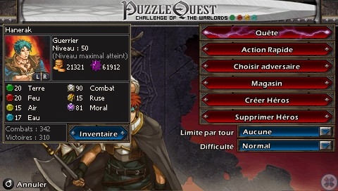 Скриншот из игры Puzzle Quest: Challenge of the Warlords под номером 6