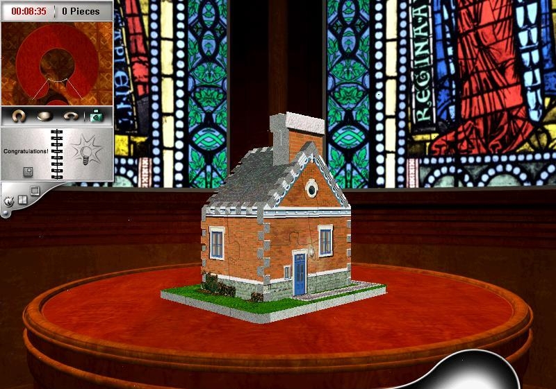 Скриншот из игры Puzz-3D: Thomas Kinkade