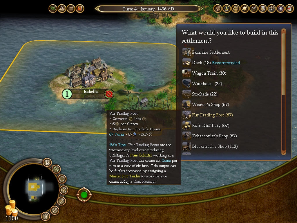 Скриншот из игры Sid Meier