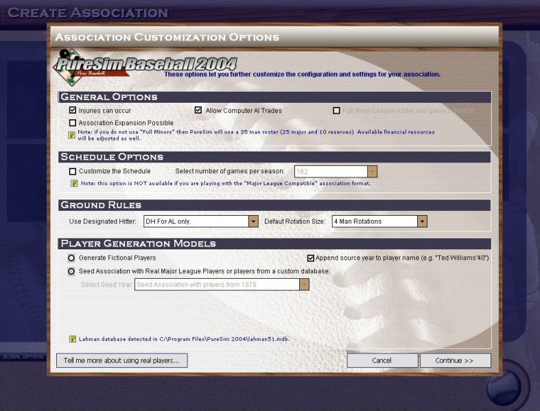 Скриншот из игры PureSim Baseball 2004 под номером 14