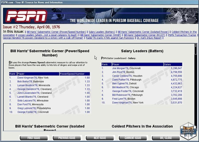 Скриншот из игры PureSim Baseball 2007 под номером 7