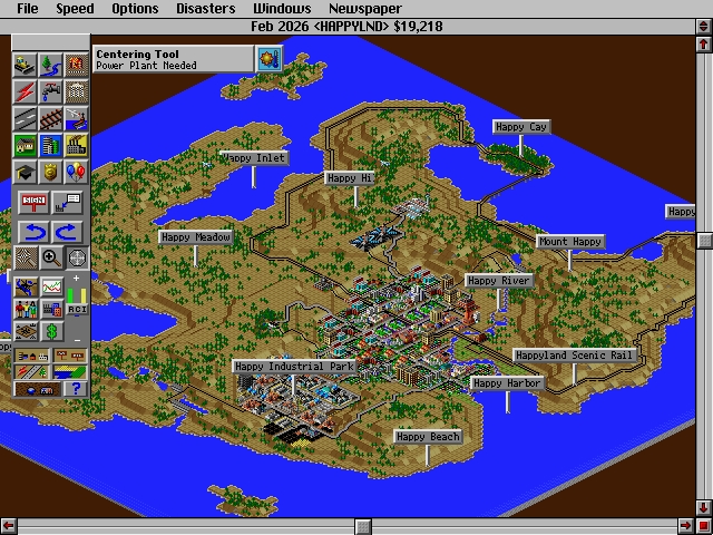 Скриншот из игры SimCity 2000 под номером 2