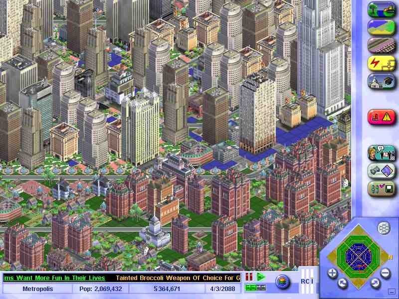 Скриншот из игры SimCity 3000 под номером 6