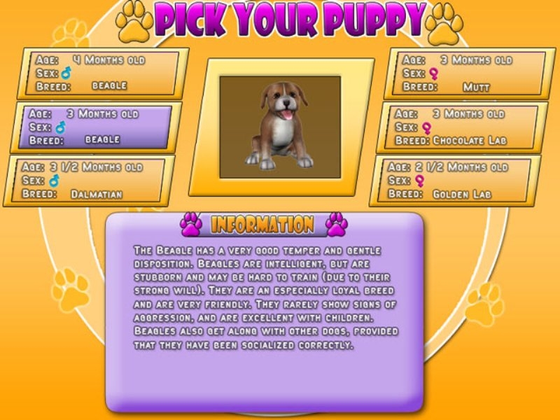 Скриншот из игры Puppy Luv: A New Breed под номером 2