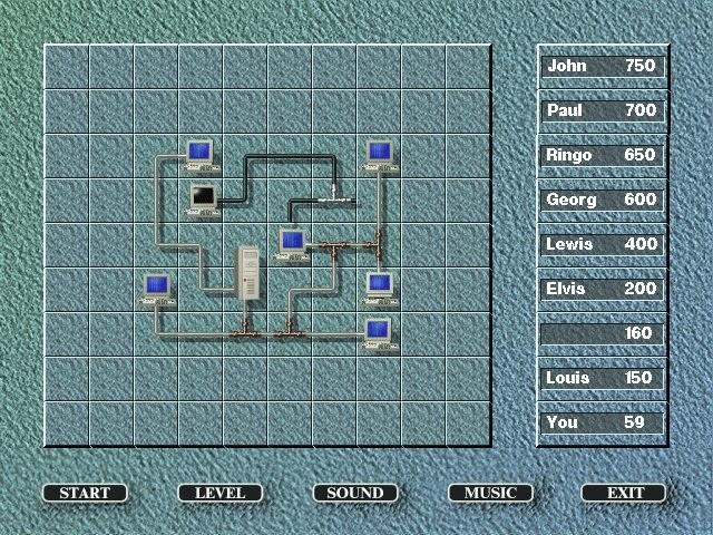 Скриншот из игры NetWalk под номером 3