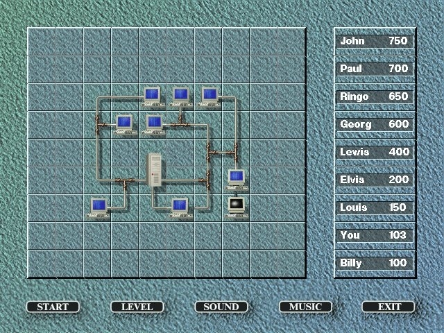Скриншот из игры NetWalk под номером 4