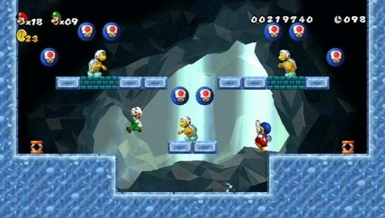 Скриншот из игры New Super Mario Bros. Wii под номером 17