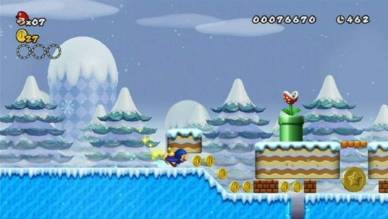 Скриншот из игры New Super Mario Bros. Wii под номером 19