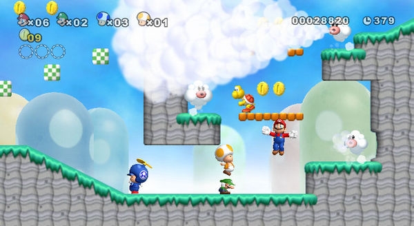 Скриншот из игры New Super Mario Bros. Wii под номером 7