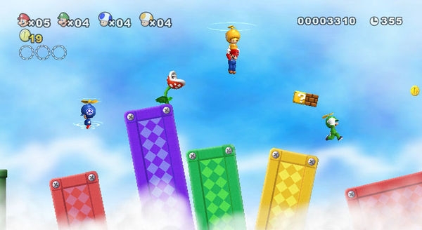 Скриншот из игры New Super Mario Bros. Wii под номером 8