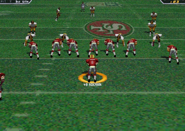 Скриншот из игры NFL Quarterback Club 