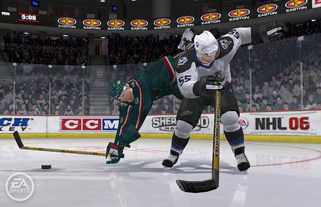 Скриншот из игры NHL 06 под номером 19